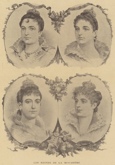 The Queens of Mid-Lent Sunday by French School